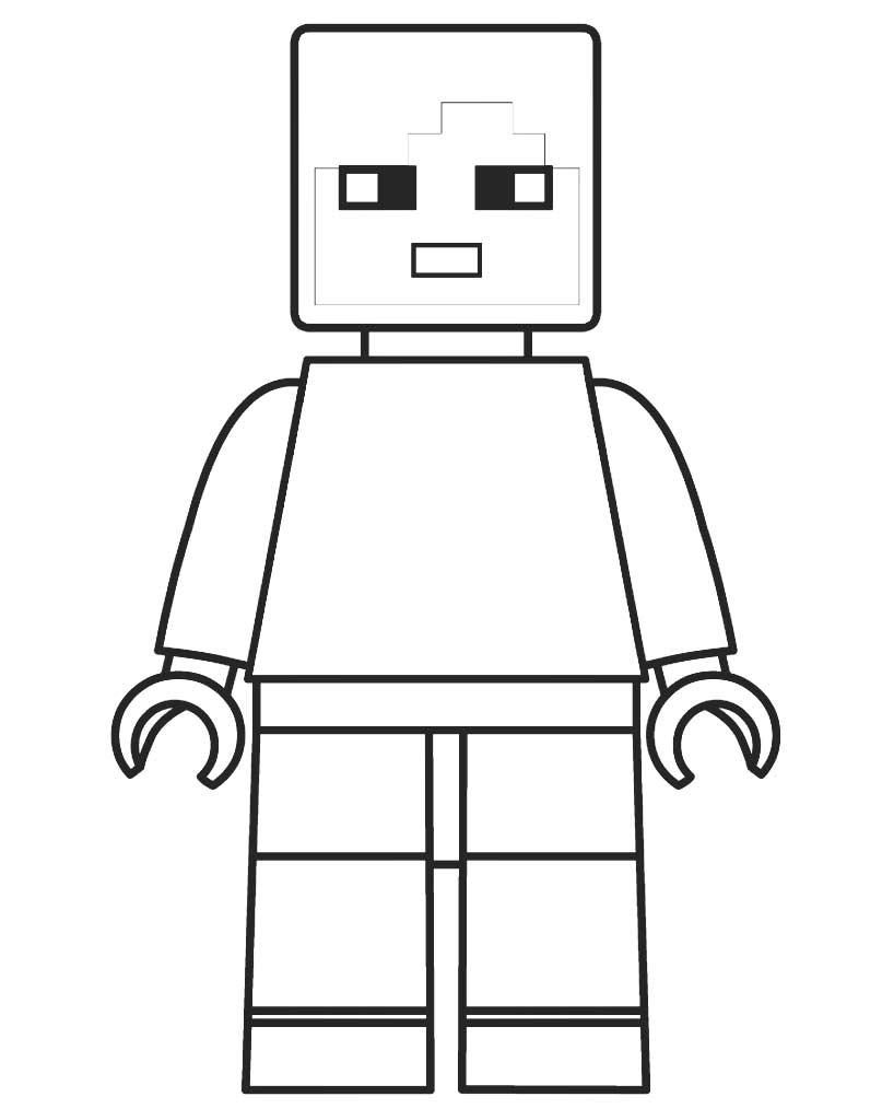Lego Minecraft kolorowanki